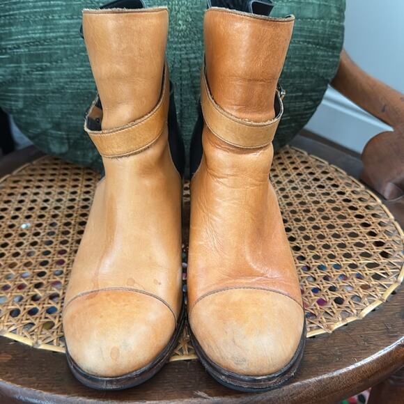 Wolverine 1000 Mile by Samantha Pleet Bonny Black & Tan Leather Boots - Picture 4 of 8